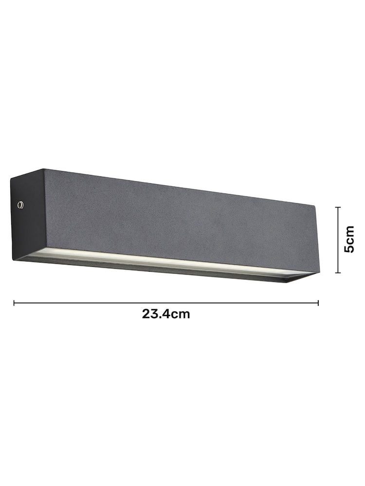 BHS Cannes 10w LED Linear Outdoor Wall Light IP54 - Image 6 of 6