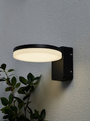 BHS Black Corte 12w LED Outdoor Wall Light IP65 - Image 1 of 6