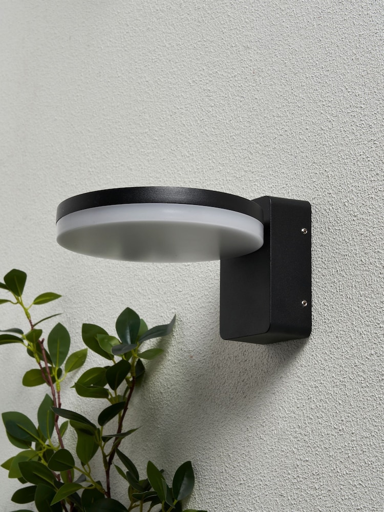 BHS Black Corte 12w LED Outdoor Wall Light IP65 - Image 2 of 6