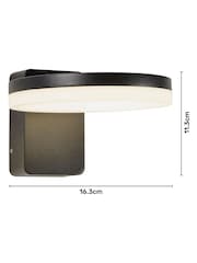 BHS Black Corte 12w LED Outdoor Wall Light IP65 - Image 6 of 6
