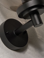 BHS Black Gaki Globe Outdoor Wall Light - Image 3 of 7