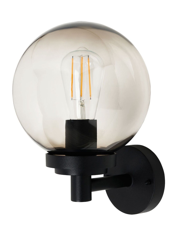 BHS Black Gaki Globe Outdoor Wall Light - Image 7 of 7