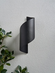 BHS Black Bude 10w LED Coil Outdoor Wall Light - Image 2 of 7