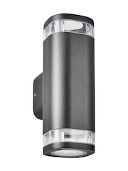 BHS Black Eos 2lt Up and Down Outdoor Wall Light GU10 IP54 - Image 5 of 6