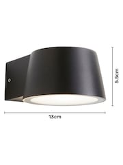 BHS Black Reims 5w LED Outdoor Wall Light - Image 6 of 6