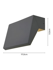 BHS Rayu 13w LED Up or Down Adjustable Outdoor Wall Light IP65 - Image 4 of 7