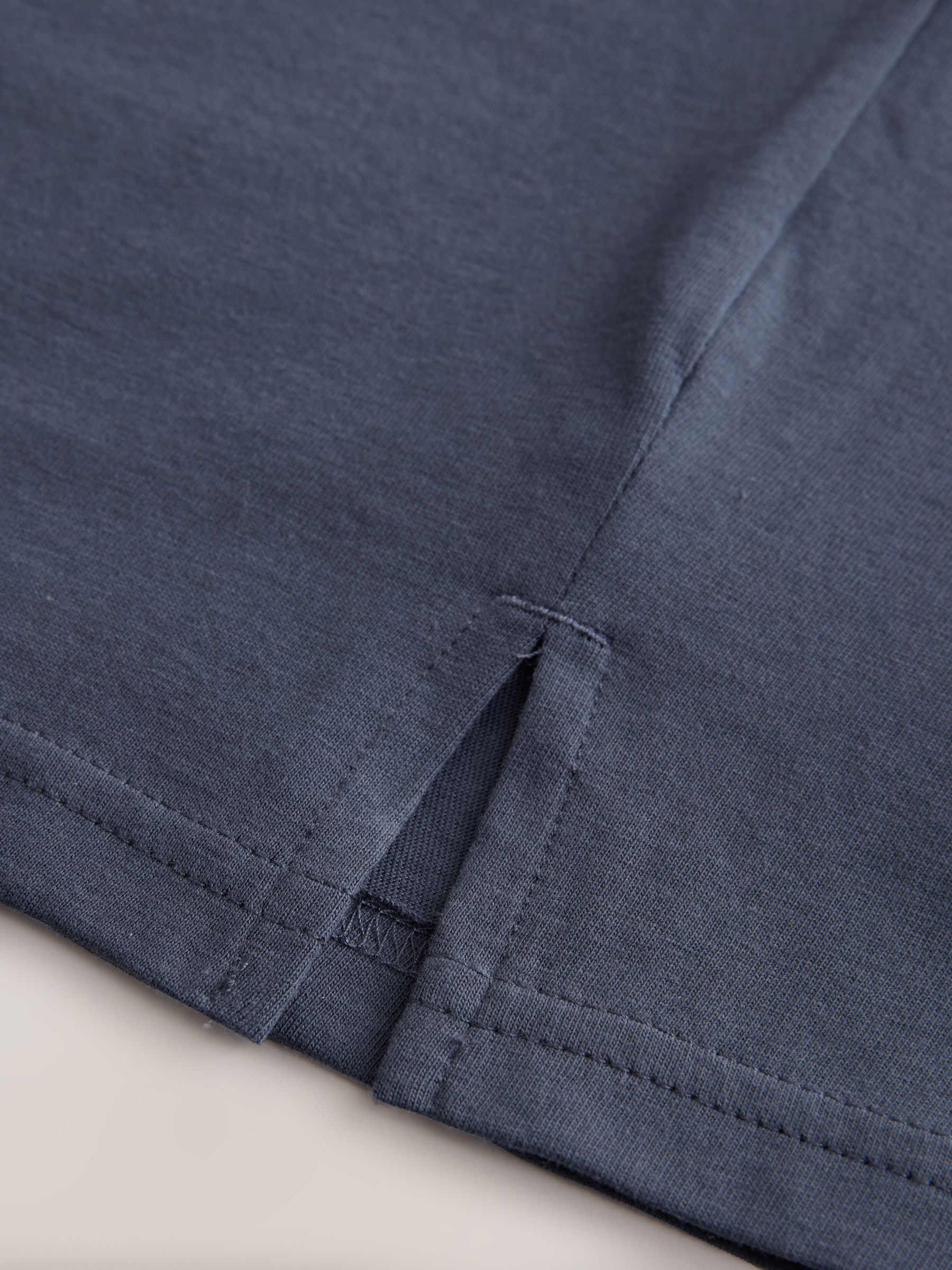 Buy Navy Oversize Short Sleeve Back Graphic Print with Front