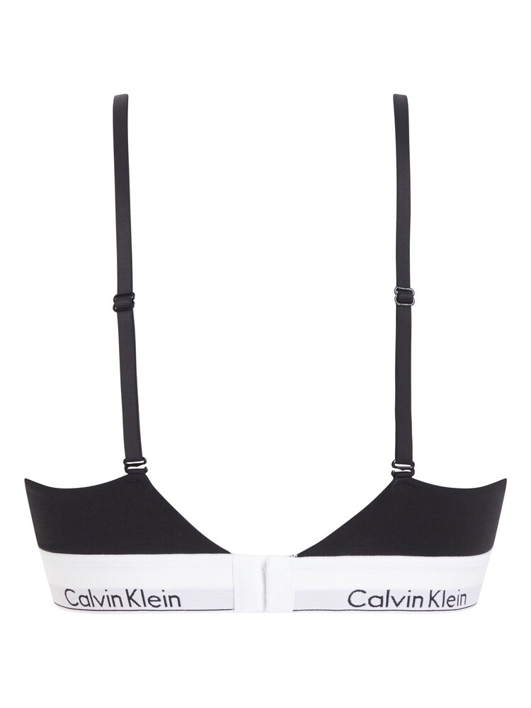 Calvin Klein Black Lightly Lined Triangle Bra - Image 2 of 2