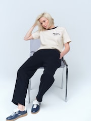 Ecru White City Graphic Heavyweight Short Sleeve Crew Neck T-Shirt - Image 4 of 13