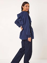 Roman Blue Shower Resistant Rain Jacket - Image 3 of 5
