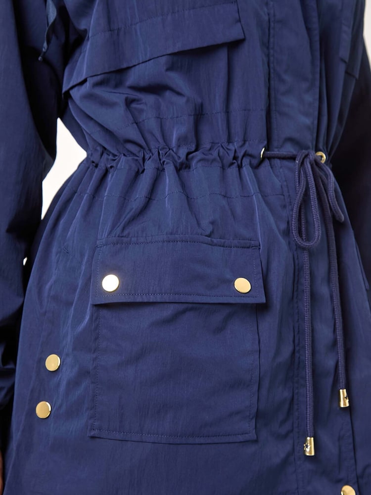 Roman Blue Shower Resistant Rain Jacket - Image 5 of 5