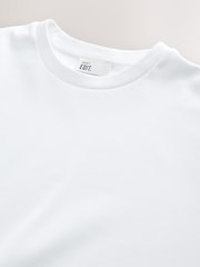 White Edit Poly Crop T-Shirt - Image 6 of 7