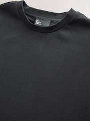 Black Edit Poly Crop T-Shirt - Image 5 of 6