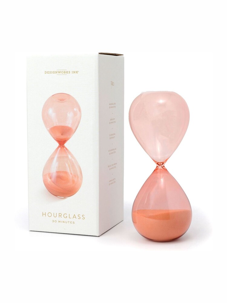 Designworks Ink Peach Ombre 30 Minute Hourglass - Image 2 of 2