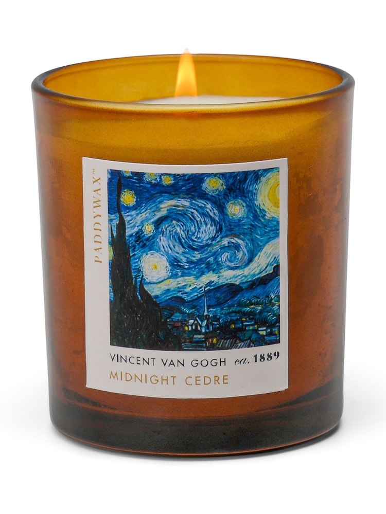Paddywax Impressionist 6oz 170g Van Gogh ' The Night' Glass Candle - Image 2 of 2