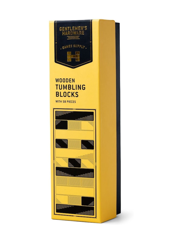 Gentleman’s Hardware Wooden Tumbling Blocks Game - Image 2 of 4