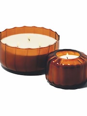 Paddywax Ripple Glass Tobacco  Candle 340g - Image 1 of 2