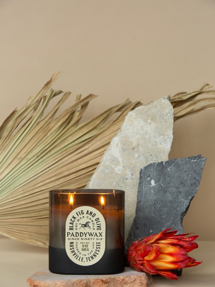 Paddywax Vista Black & Olive Glass Candle - Image 3 of 3