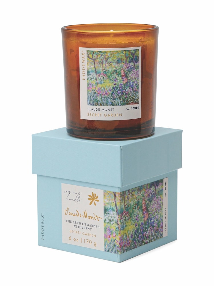 Paddywax Impressionist 6oz170g Monet 'The Ar Giverny'  Glass Candle - Image 1 of 2
