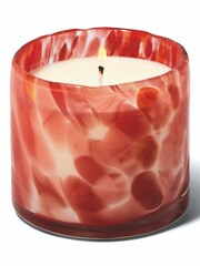 Paddywax Luxe Bubble Saffron Rose Glass Candle 226g - Image 1 of 1