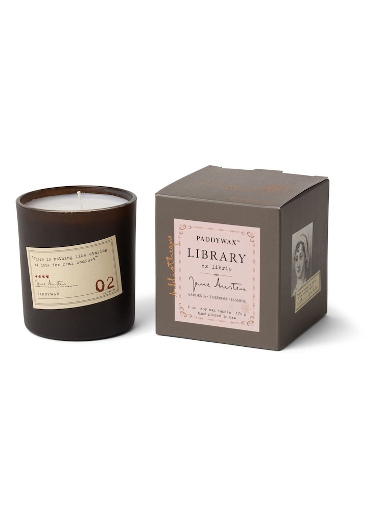 Paddywax Jane Austen Library Gardenia, Tuberose & Jasmine Candle - Image 2 of 2