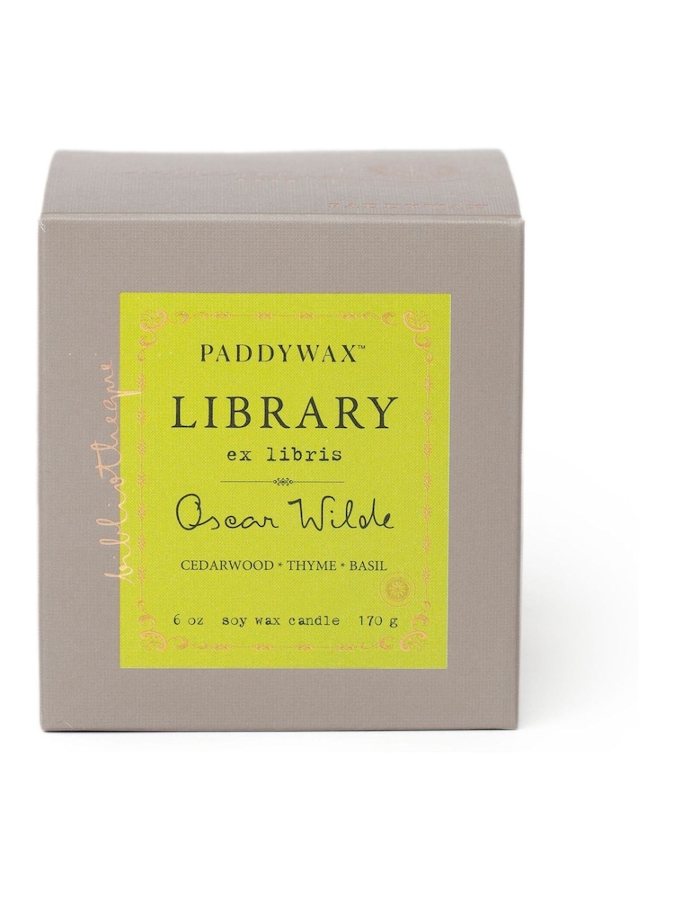 Paddywax Oscar Wilde Library Candle 170g - Image 1 of 3