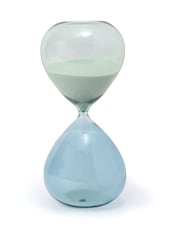 Designworks Ink Seaglass Ombre 1 Hour Hourglass - Image 1 of 2