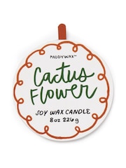 Paddywax Adopo Ceramic Cactus Flower Candle - Image 3 of 3