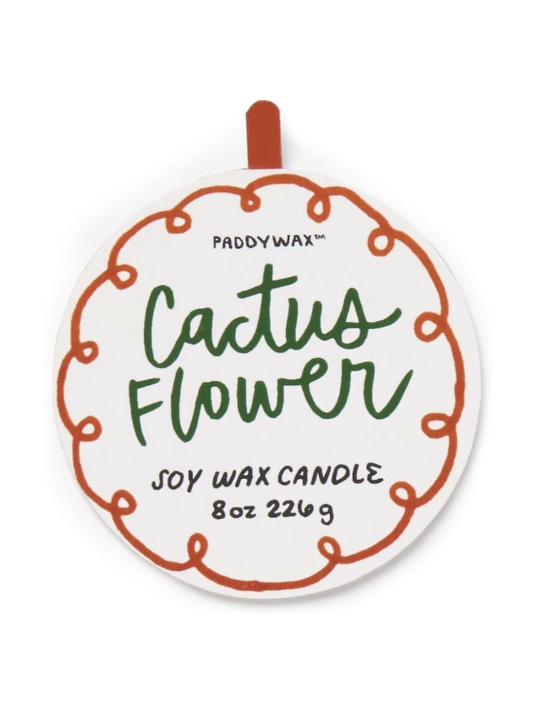 Paddywax Adopo Ceramic Cactus Flower Candle - Image 3 of 3