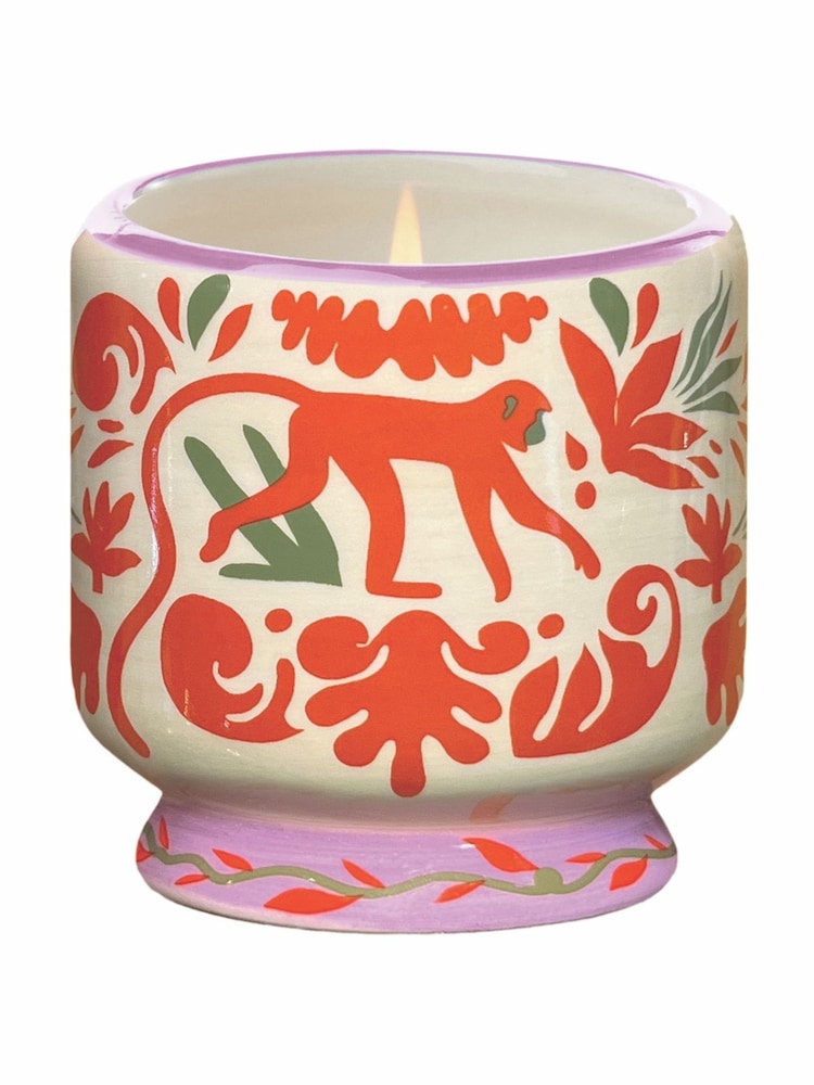 Paddywax Adopo Jungle Ceramic Coconut & Amber Candle - Image 1 of 2 Paddywax Adopo Jungle Ceramic Coconut & Amber Candle - Image 1 of 2