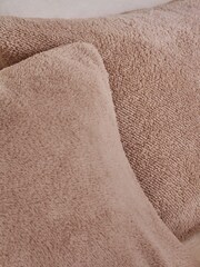 Set of 2 Natural Teddy Fleece Pillowcases - Image 2 of 2