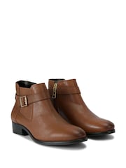 Carvela Low Ankle Black Boots - Image 4 of 5