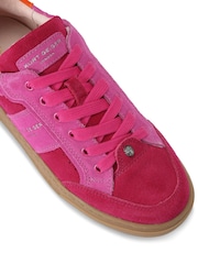 Kurt Geiger London Pink Kensington Slim Cupsole Trainers - Image 4 of 4