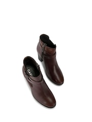 Carvela Buckle Detail Ankle Boots - Image 3 of 5