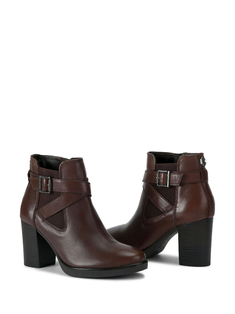 Carvela Buckle Detail Ankle Boots - Image 4 of 5