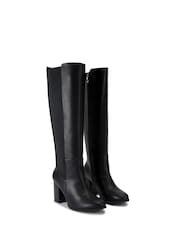 Carvela Toodle High Leg Black Boots - Image 2 of 4