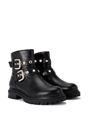 Carvela Caution Biker Jewel Black Boots - Image 5 of 5
