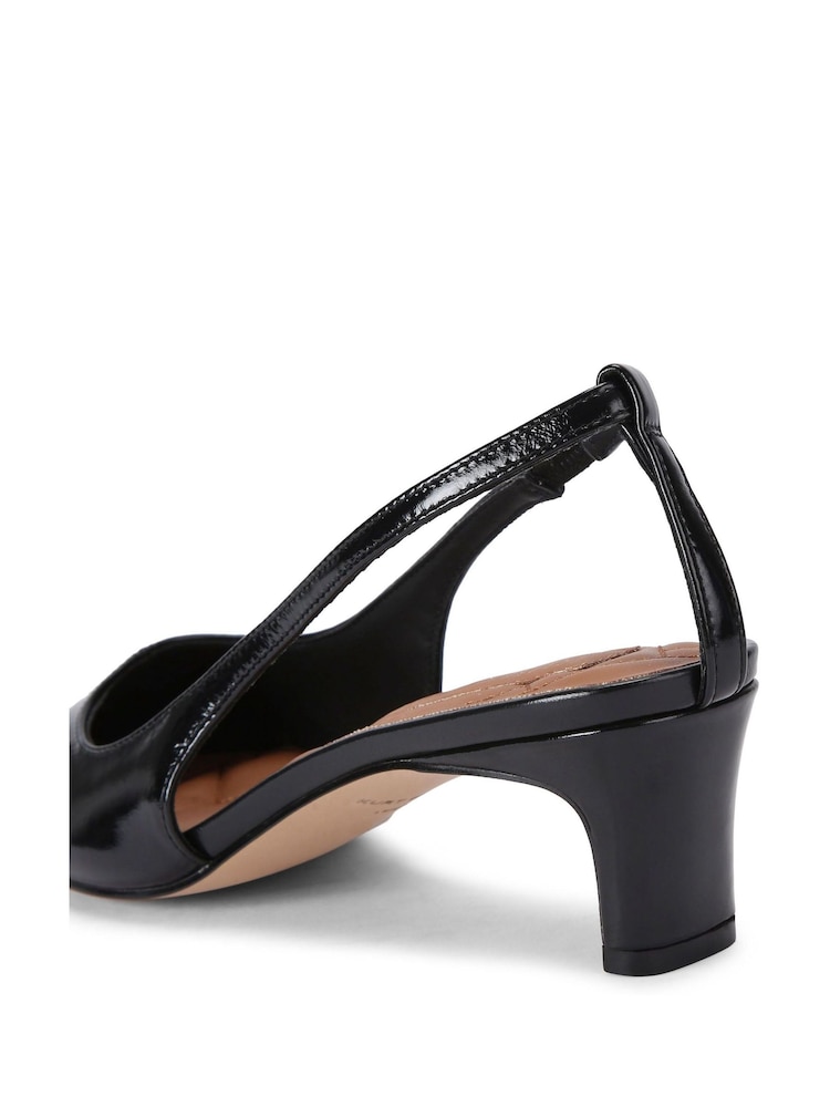 Kurt Geiger London Regent Low Open Court Black Shoes - Image 4 of 4