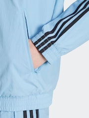 adidas Originals Blue Adicolor Woven Firebird Jacket - Image 5 of 6