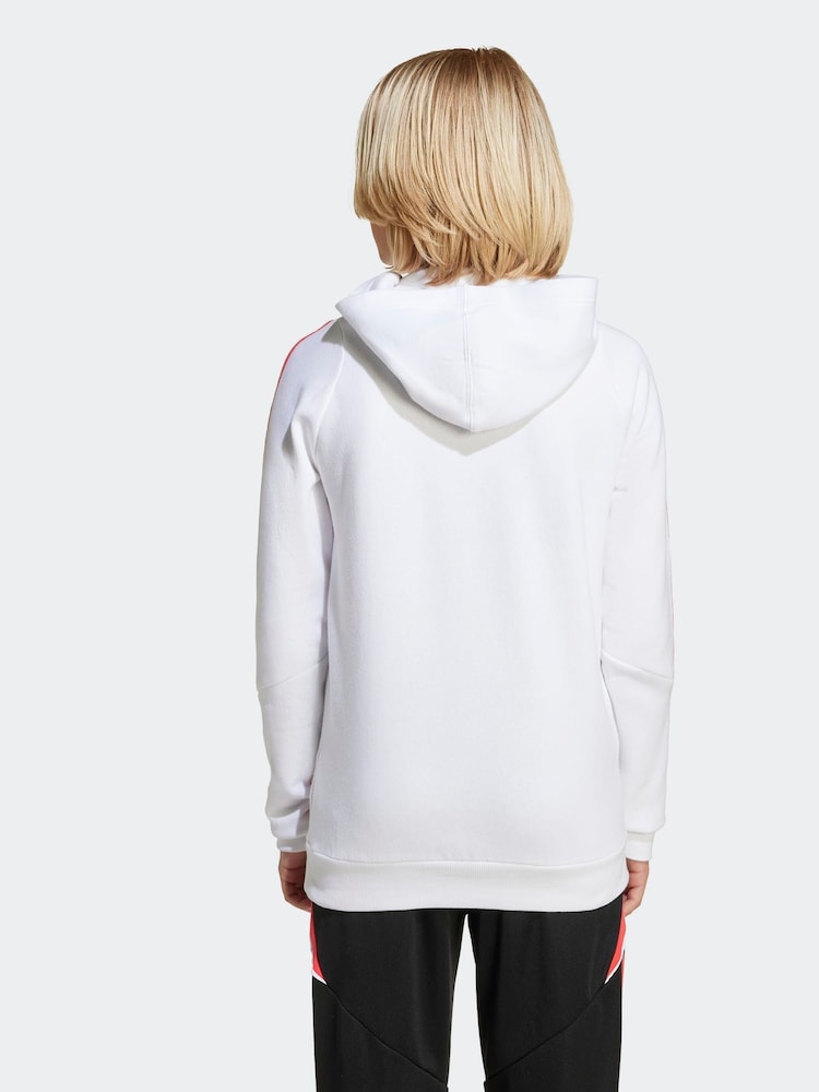 adidas White Messi Hoodie Kids - Image 2 of 6