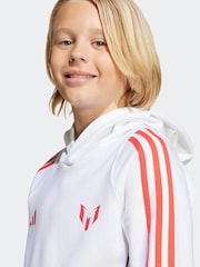 adidas White Messi Hoodie Kids - Image 5 of 6