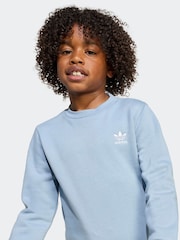 adidas originals Blue Dark Sweatshirt and Jogger Set Little Kids - Image 3 of 7
