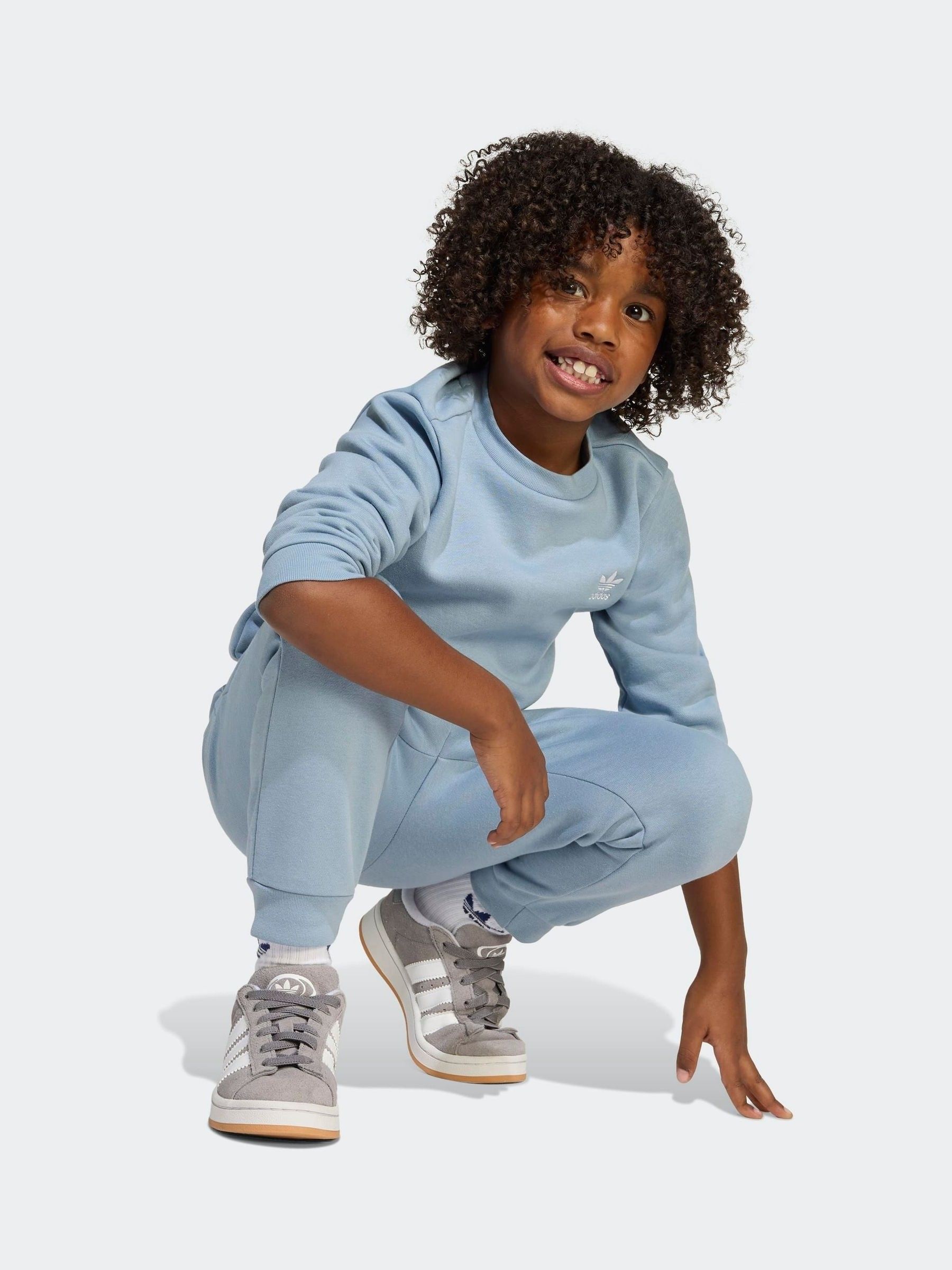 Next：日本 ダークブルー - adidas Originals リトルキッズ トレーナー