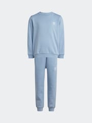 adidas originals Blue Dark Sweatshirt and Jogger Set Little Kids - Image 5 of 7