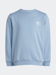 adidas originals Blue Dark Sweatshirt and Jogger Set Little Kids - Image 6 of 7