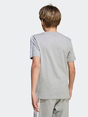 adidas Grey Essentials T-Shirt Kids - Image 2 of 5
