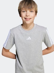 adidas Grey Essentials T-Shirt Kids - Image 3 of 5