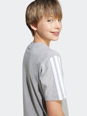adidas Grey Essentials T-Shirt Kids - Image 4 of 5