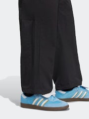 adidas Originals Black Adicolor Classics 3-Stripes Cargo Trousers - Image 5 of 6
