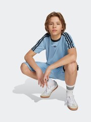 adidas Originals Blue Jacquard Kids T-Shirt - Image 4 of 6
